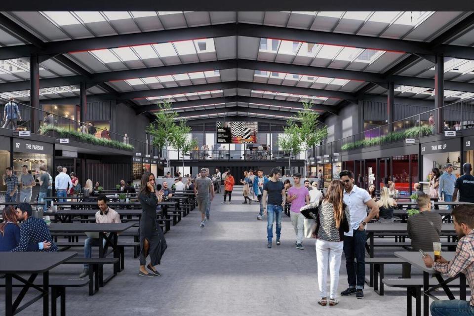 The Wembley Boxpark will be the first to have a roof. (Boxpark)