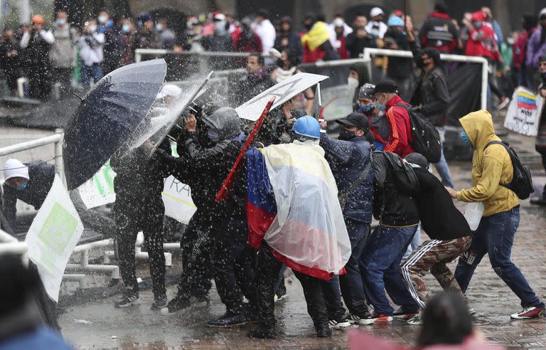 Impactantes imágenes de las protestas en Colombia