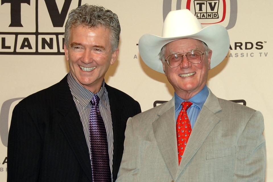 Patrick Duffy has paid a touching tribute to ‘best friend’ Larry Hagman as the 10th anniversary of his death approaches (Getty Images)