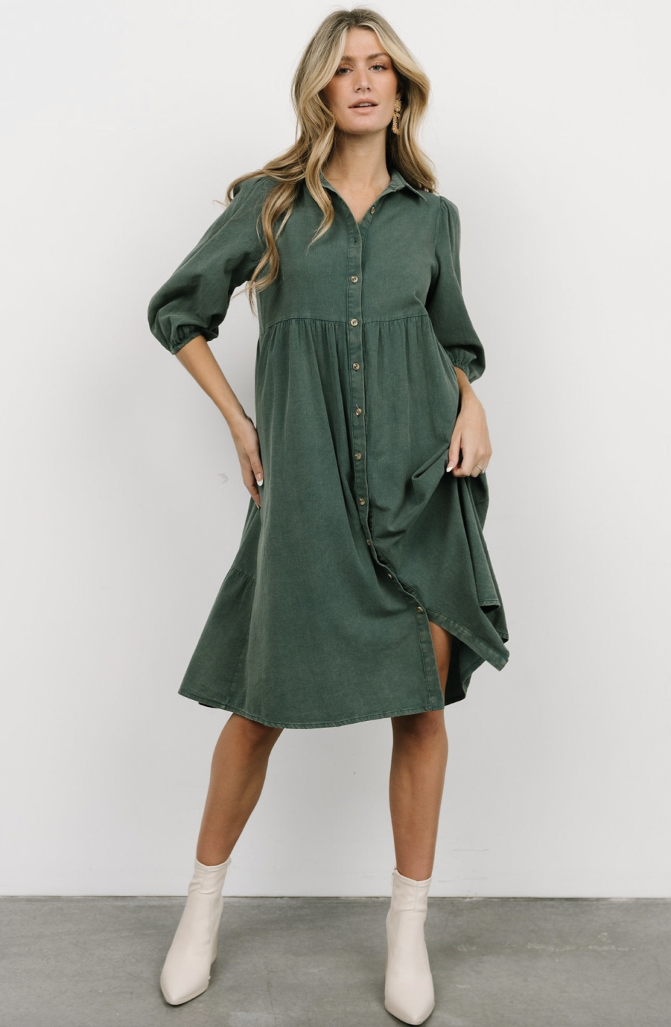 <p><a href="https://go.redirectingat.com?id=74968X1596630&url=https%3A%2F%2Fbalticborn.com%2Fproducts%2Fsari-green-babydoll-dress%3Fvariant%3D40271644983461&sref=https%3A%2F%2Fwww.thepioneerwoman.com%2Ffashion-style%2Fg36677660%2Fcute-fall-dresses%2F" rel="nofollow noopener" target="_blank" data-ylk="slk:Shop Now;elm:context_link;itc:0;sec:content-canvas" class="link ">Shop Now</a></p><p>Baltic Born Sari Babydoll Dress</p><p>balticborn.com</p><p>$71.00</p><span class="copyright">Baltic Born</span>