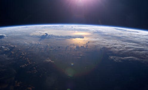 <span class="caption">Earth's Pacific Ocean seen from the International Space Station.</span> <span class="attribution"><span class="source">NASA</span></span>