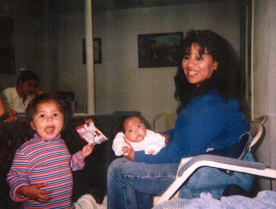 Melissa Lucio spends time with her daughters Mariah and Adriana in this undated family photo.