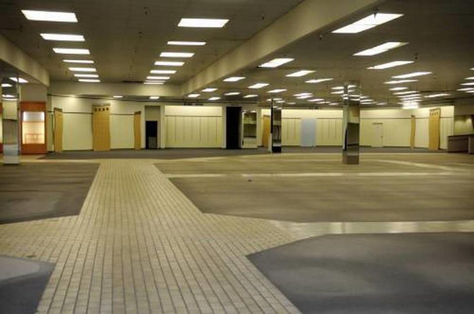 (BART AH YOU/bahyou@modbee.com) - Interior of the old Gottschalks store at the Century Center in Modesto, Wednesday afternoon. April 13, 2011