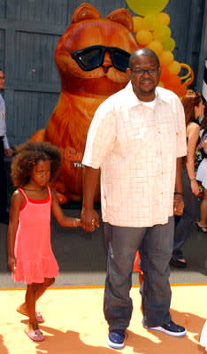 Forest Whitaker and daughter at the L.A. premiere of Twentieth Century Fox's Garfield