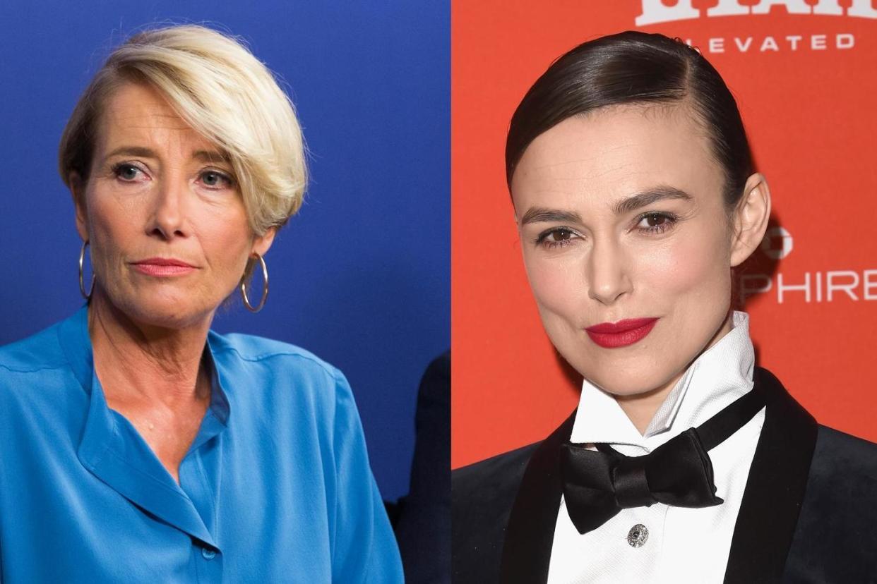 Emma Thompson and Keira Knightley are among stars to have signed an open letter calling for an end to sexual harassment: Getty Images