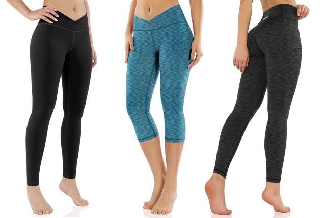 These Crossover Leggings Went Viral On TikTok—And They're On Sale