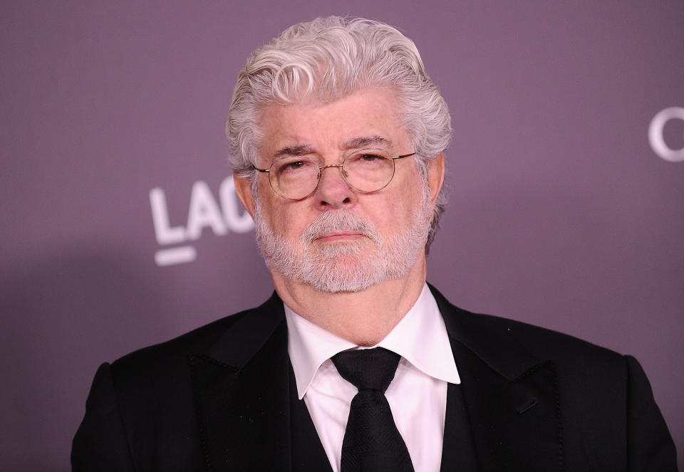 Closeup of George Lucas