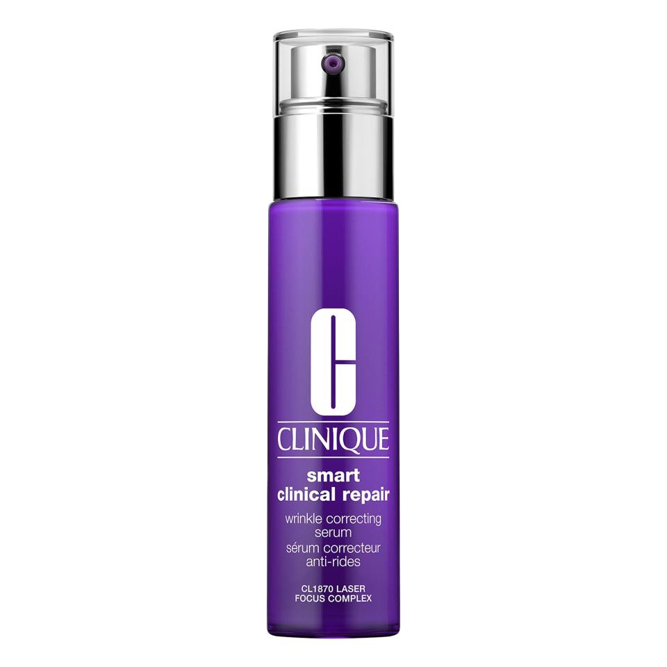 <p><a href="https://go.redirectingat.com?id=74968X1596630&url=https%3A%2F%2Fwww.nordstrom.com%2Fs%2Fclinique-smart-clinical-repair-wrinkle-correcting-serum%2F6087441&sref=https%3A%2F%2Fwww.elle.com%2Fbeauty%2Fg40301354%2Fwrinkle-creams%2F" rel="nofollow noopener" target="_blank" data-ylk="slk:Shop Now;elm:context_link;itc:0;sec:content-canvas" class="link ">Shop Now</a></p><p>Smart Clinical Repair Wrinkle Correcting Serum</p><p>nordstrom.com</p><p>$76.00</p>