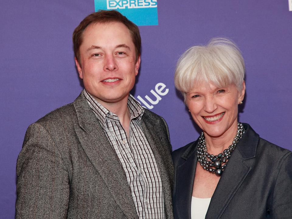 Elon Musk and Maye Musk