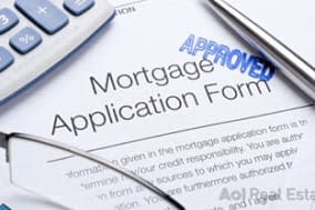 Mortgage application for AOL Real Estate