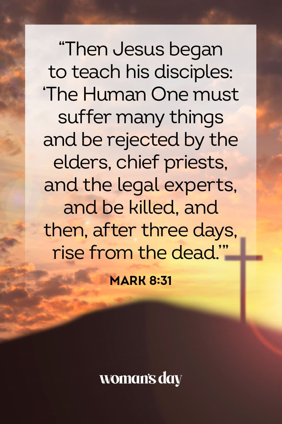 17) Mark 8:31