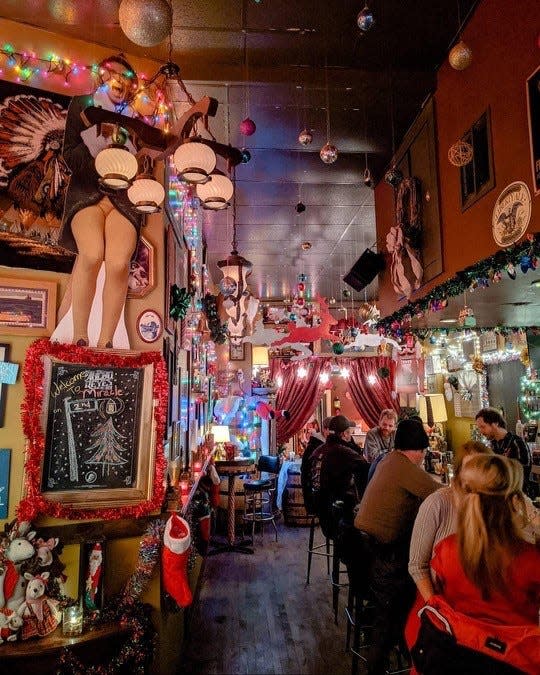 This year's "Miracle" holiday-themed pop-up at The Tin Widow will have more new and vintage Christmas décor and lights than ever before. This is a photo from one of the bar's previous "Miracle" pop-ups.