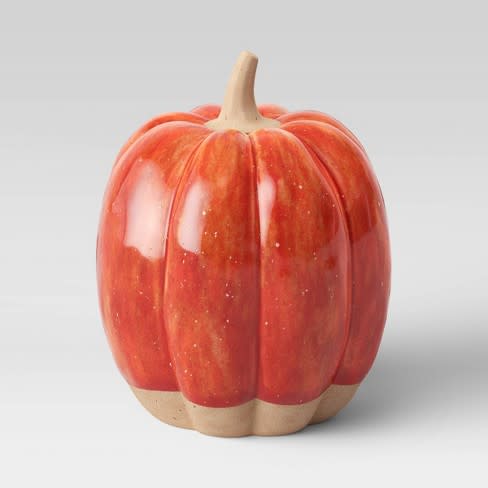 Decorative Ceramic Pumpkin - Threshold(TM)