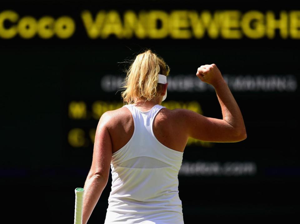 Vandeweghe is a dark horse to win the women's singles (Getty)