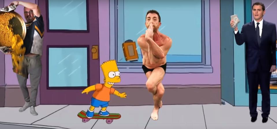 Parodia viral de 'Los Simpson' de Rickyexp. 