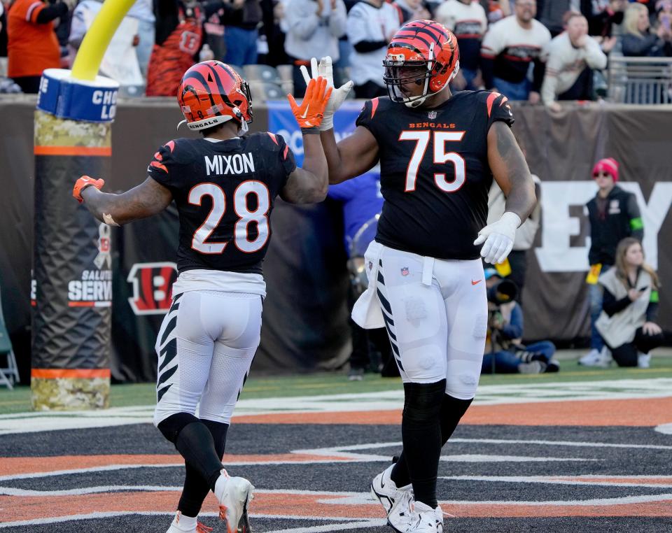 Bengals offensive tackle Orlando Brown Jr.'s best moments this year have come on incredible plays in the run game.