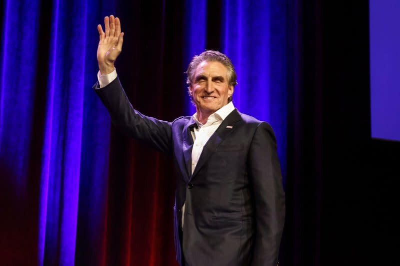 North Dakota Gov. Doug Burgum joined 19 other governors in signing a letter to President Joe Biden on Friday in support of Israel. File Photo by Tannen Maury/UPI