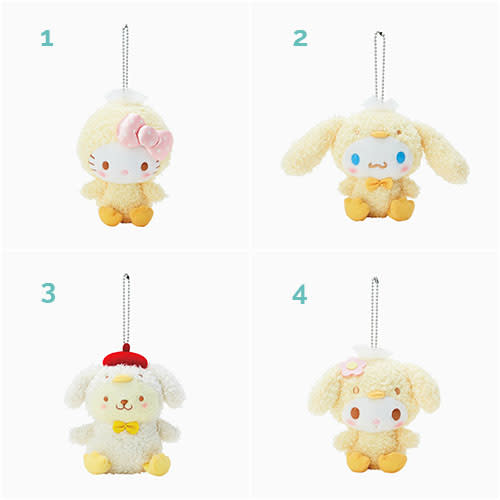 Sanrio Hello Kitty & Friends BFF Plushy Mascot Bag Charms – Kawaii Gifts