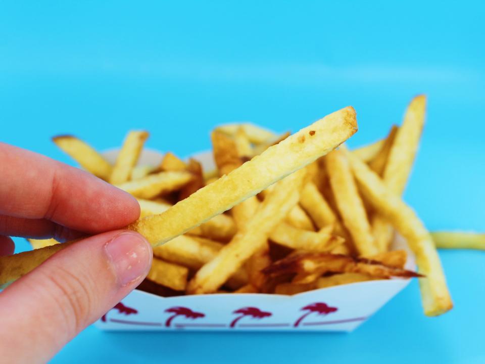 in n out kylie jenner meal extra crispy fries