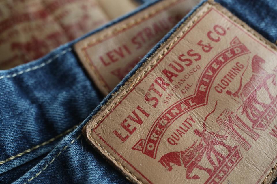 In this photo illustration Levi’s 501 blue jeans by U.S. clothing manufacturer Levi Strauss are seen on March 8, 2018 in Berlin, Germany. U.S. President Donald Trump has promised to sign into law tariffs on imported steel and aluminum today and the European Commission has vowed to retaliate with tariffs on Levi’s jeans, Kentucky bourbon and Harley-Davidson motorcycles. (Photo by Sean Gallup/Getty Images)