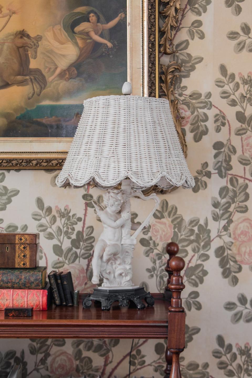 Woven lampshades will add warmth to any room (Maison Maison)
