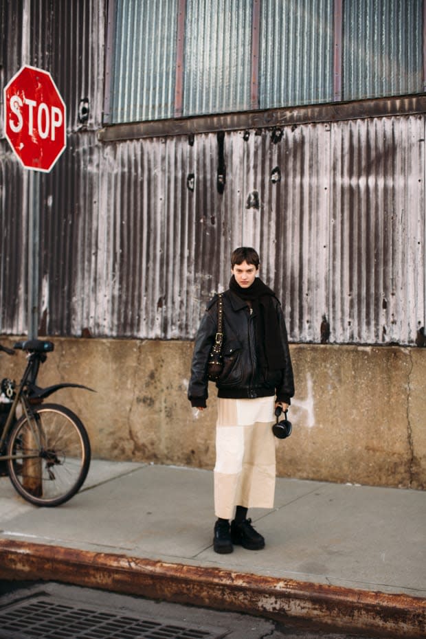 On Day 5 of NYFW, Showgoers Found a Variety of Ways to Style Baggy