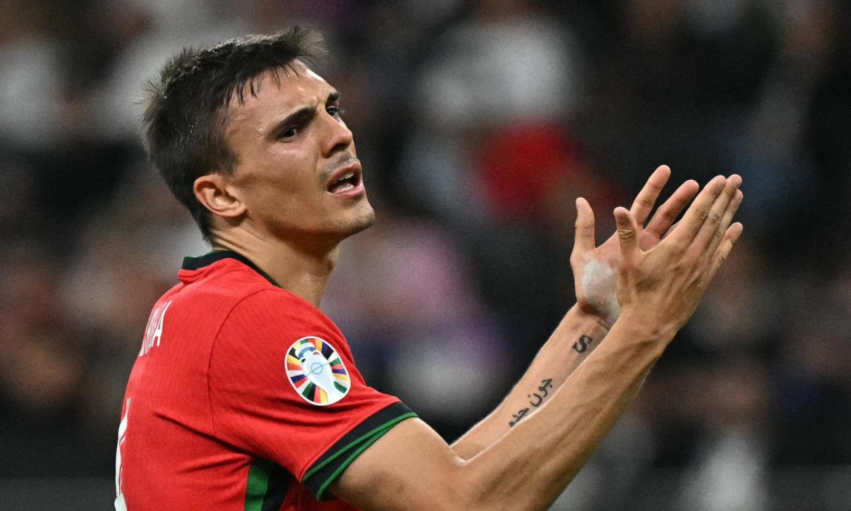 <span>João Palhinha is playing for Portugal at Euro 2024. </span><span>Photograph: Javier Soriano/AFP/Getty Images</span>