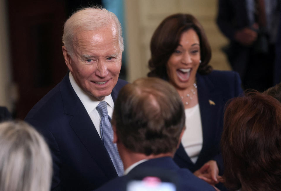 Joe Biden and Vice President Kamala Harris 