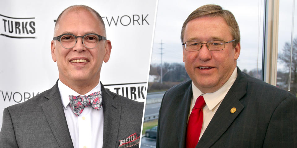 Jim Obergefell and Rick Hodges (AP; Getty Images)