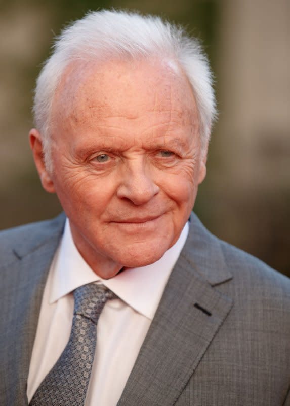 Anthony Hopkins arrives on the red carpet at the "Transformers The Last Knight" movie premiere on June 20, 2017, in Chicago. The actor turns 86 on December 31. File Photo by John Gress/UPI