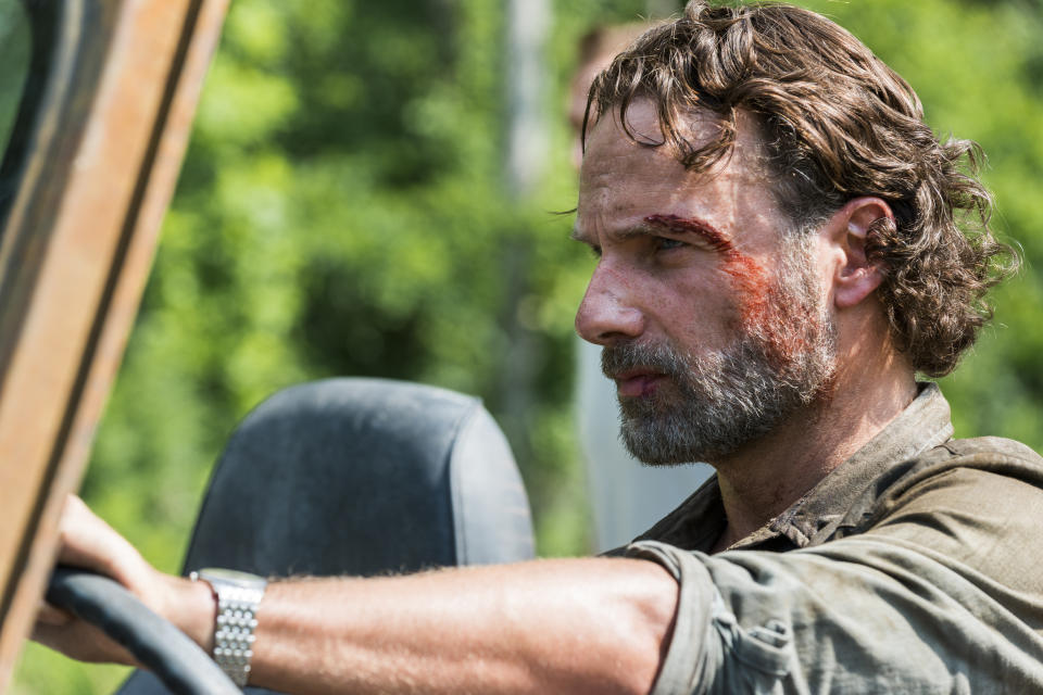 Andrew Lincoln as Rick in <em>The Walking Dead</em> (Photo Credit: Gene Page/AMC)