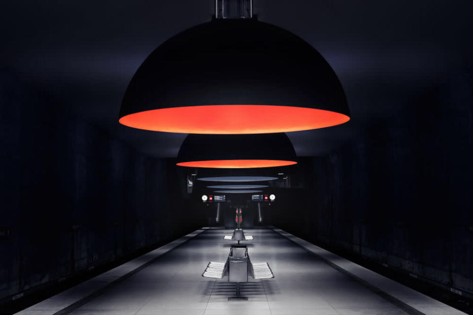 Subway images that resemble a spaceship