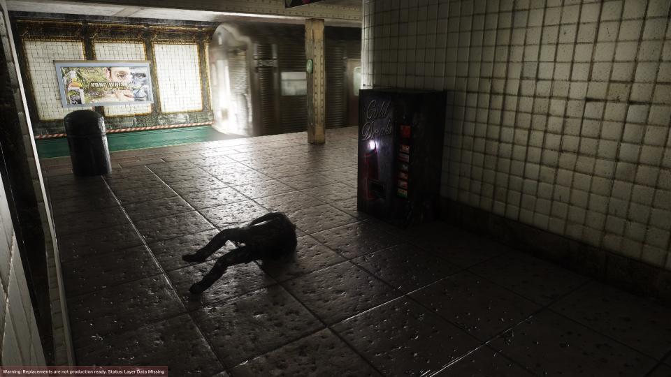 Max Payne Roscoe Street Station level with RTX effects enabled