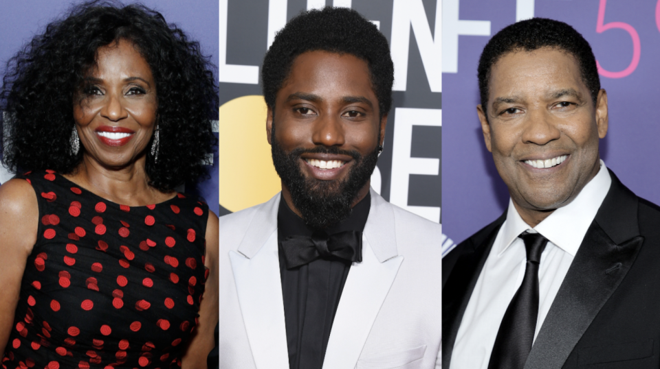 Pauletta Washington, John David Washington, Denzel Washington