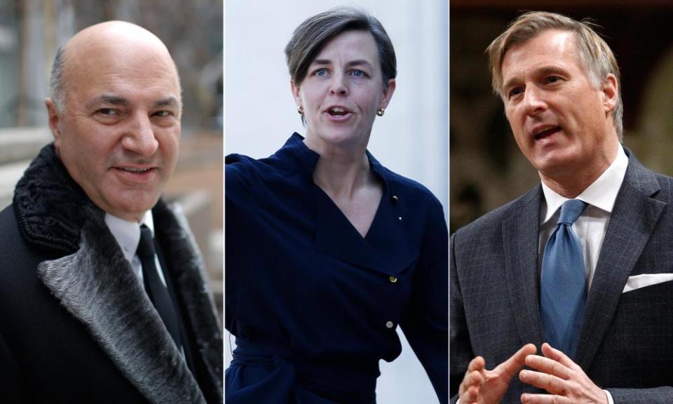 Kevin O’Leary, Kellie Leitch and Maxime Bernier