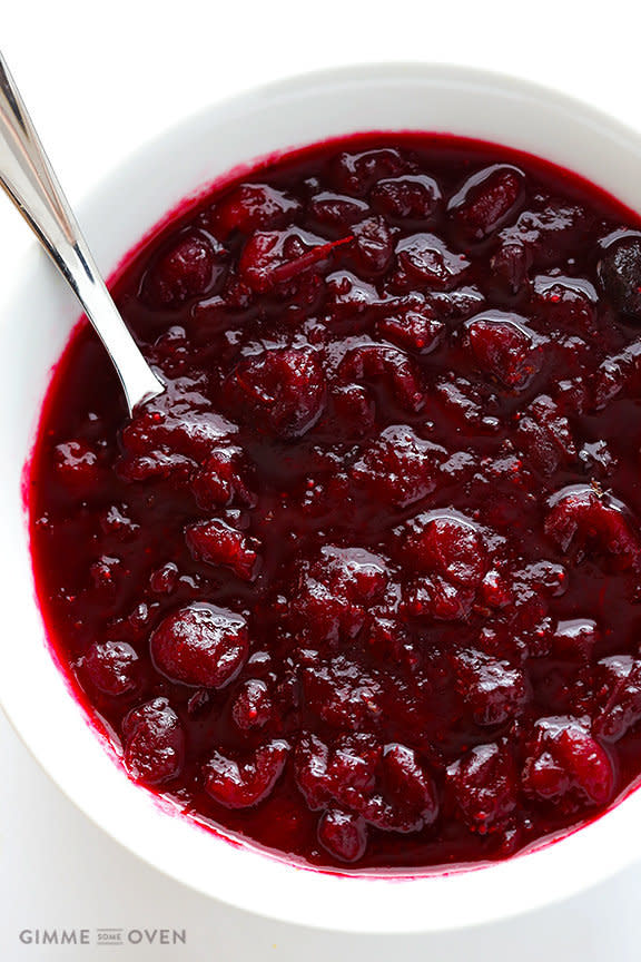 <strong>Get the <a href="http://www.gimmesomeoven.com/slow-cooker-cranberry-sauce-recipe/">Cranberry Sauce recipe </a>from Gimme Some Oven</strong>