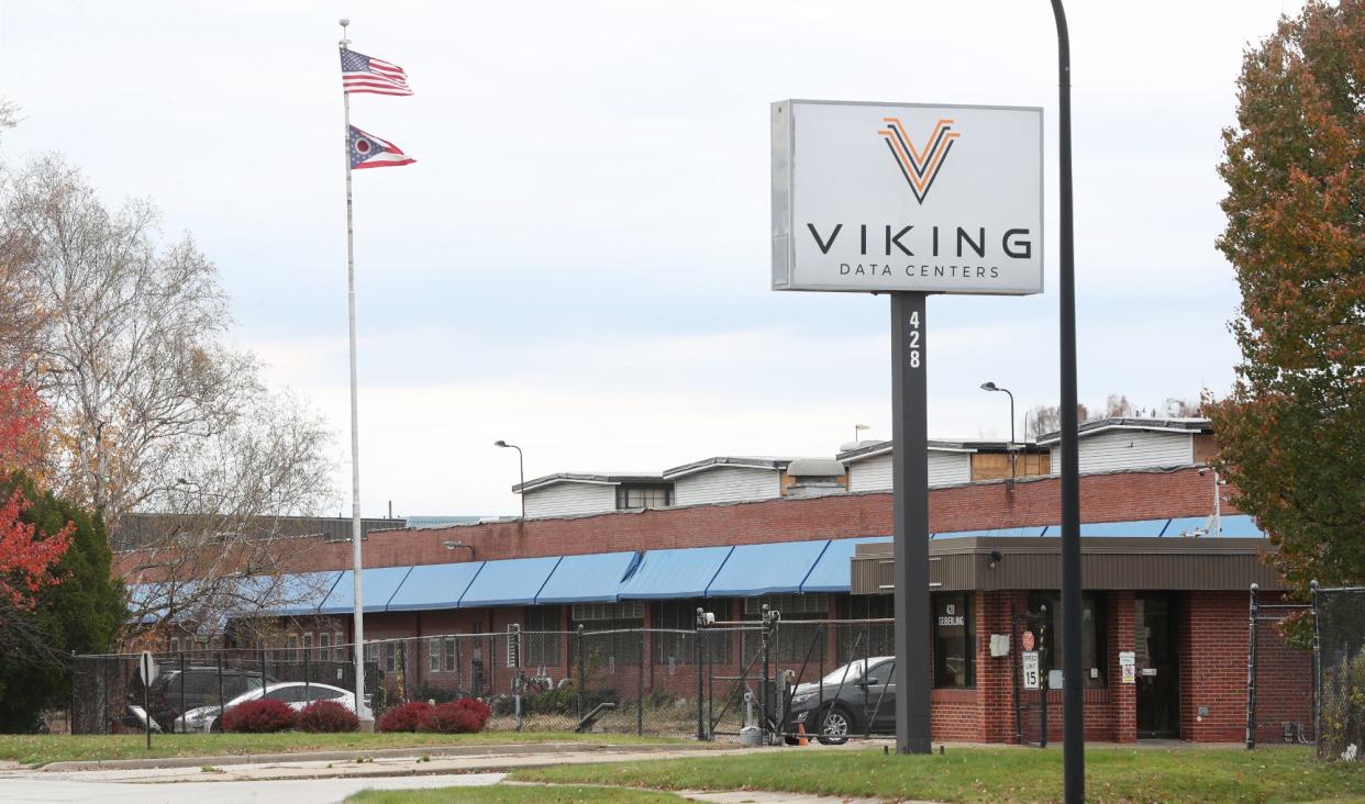 Exterior of Viking Data Centers at 428 South Seiberling in Akron.