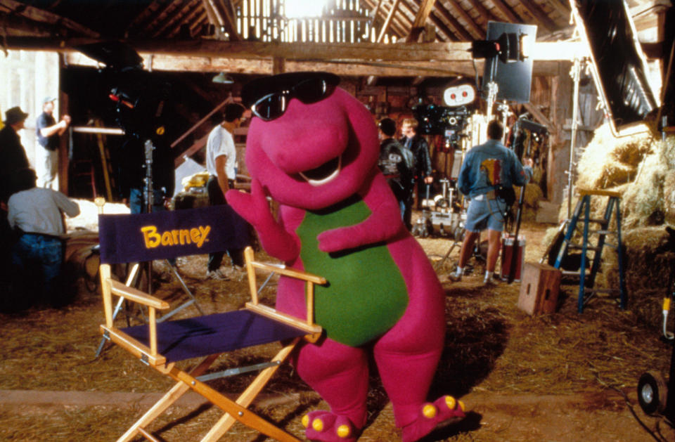 Barney starred in his own movie, Barney's Great Adventure, in 1998 GREAT ADVENTURE (Polygram Filmed Entertainment/Alamy)