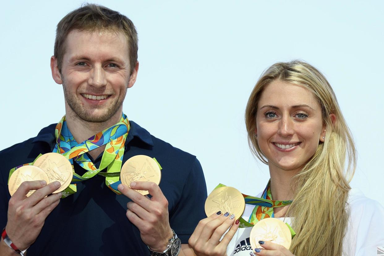 Expectant parents: Laura and Jason Kenny are expecting their first baby: (Bryn Lennon/Getty Images)