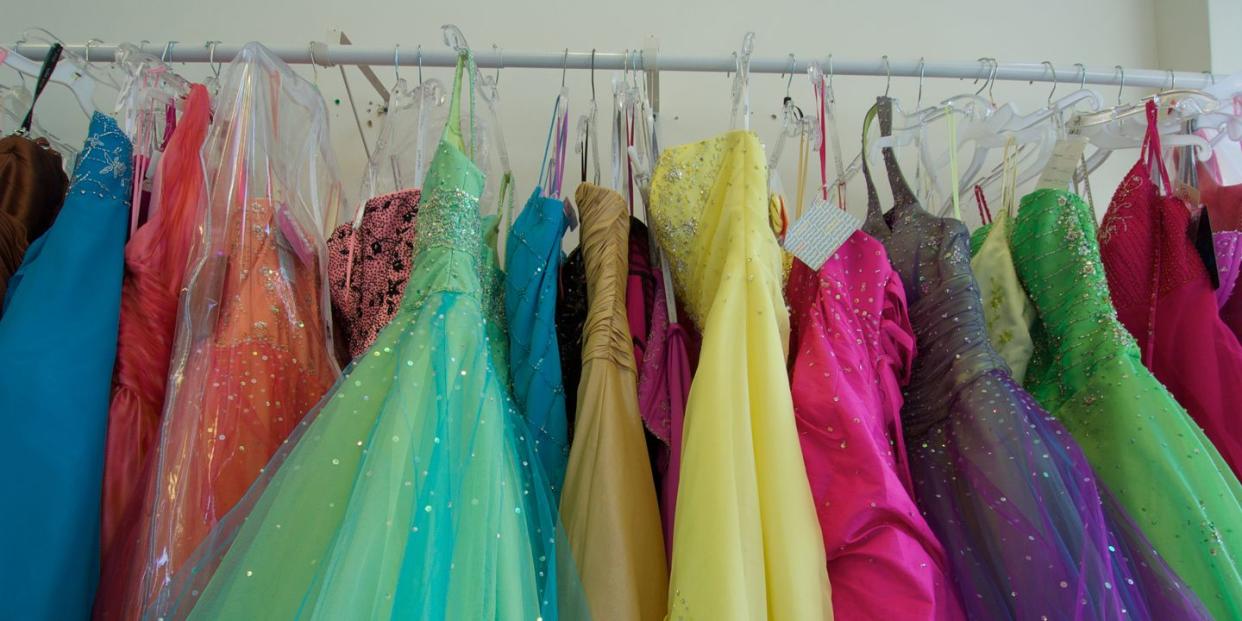 colorful prom gowns