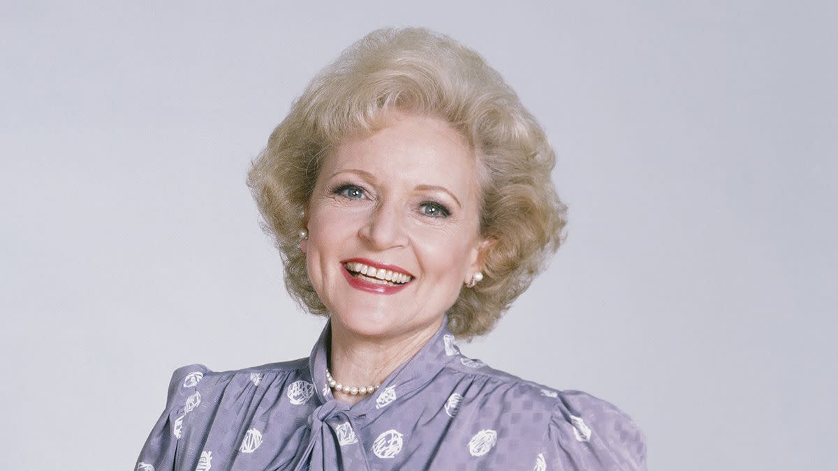 THE GOLDEN GIRLS -- Season 2 -- 1986--Pictured: Betty White as Rose Nylund