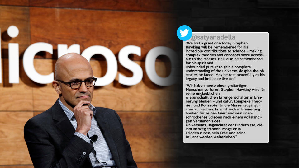 Satya Nadella, Microsoft-Chef