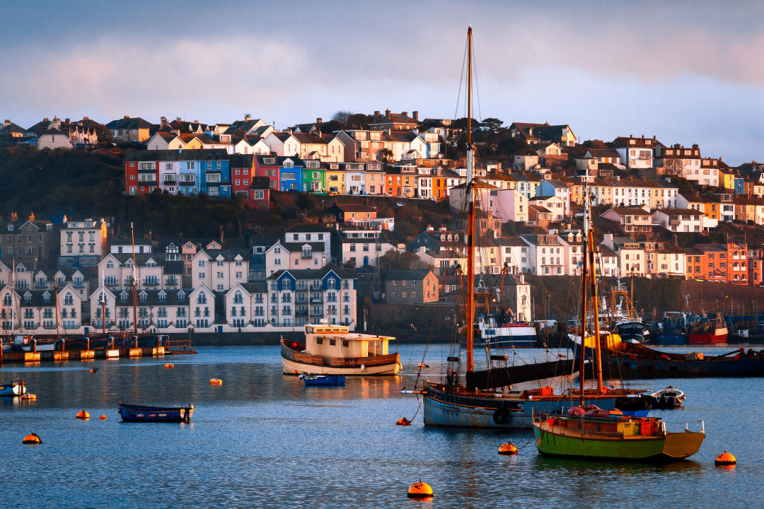 Sunset, Brixham, Devon, England