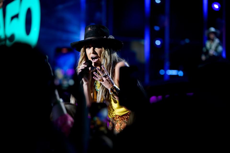 Lainey Wilson performs during CMA Fest at Nissan Stadium on Friday, June 9, 2023, in Nashville, Tennessee.