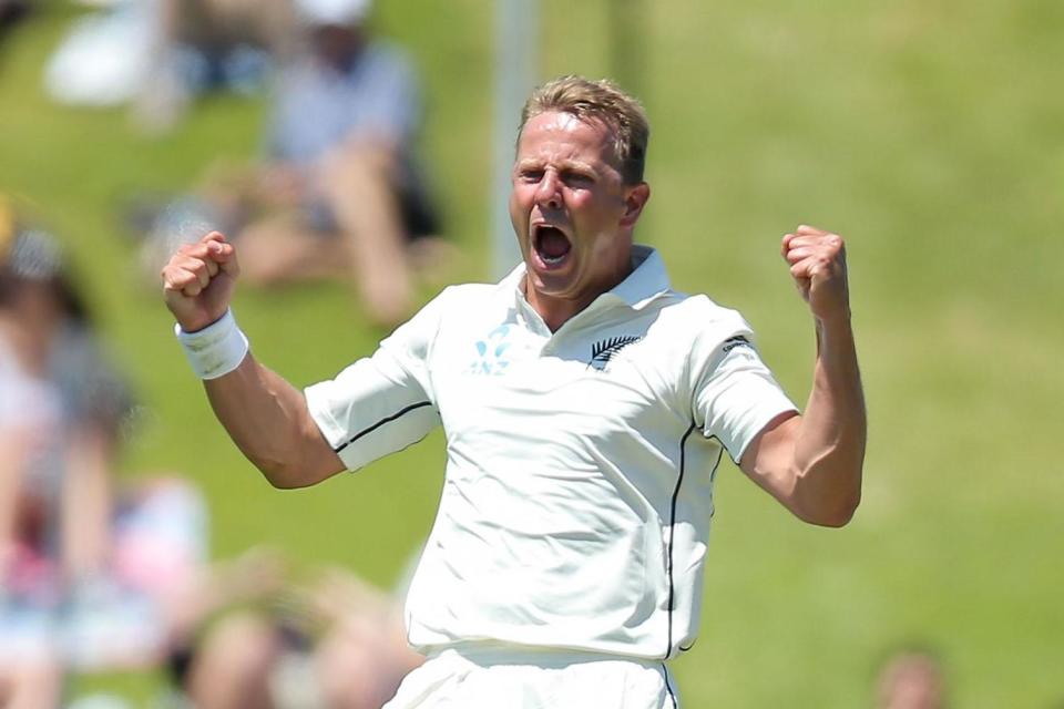 On the money: Neil Wagner is a key man for New Zealand and dismissed seven men, including Kevin Pietersen, in the Dunedin Test in 2013: Getty Images