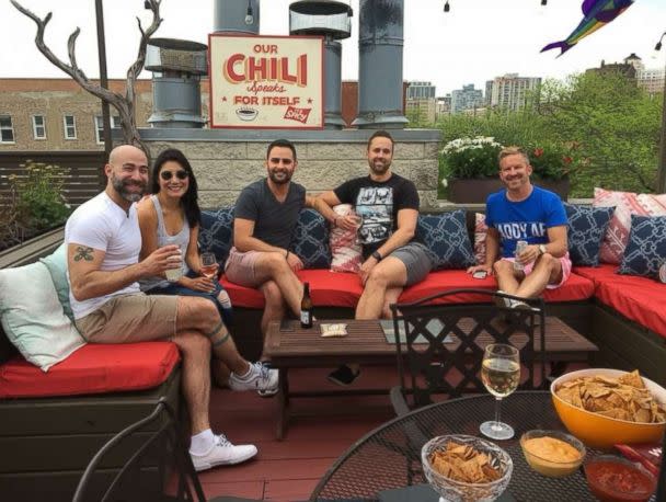 PHOTO: Scott with his friends.  (Courtesy Joe Koecher)