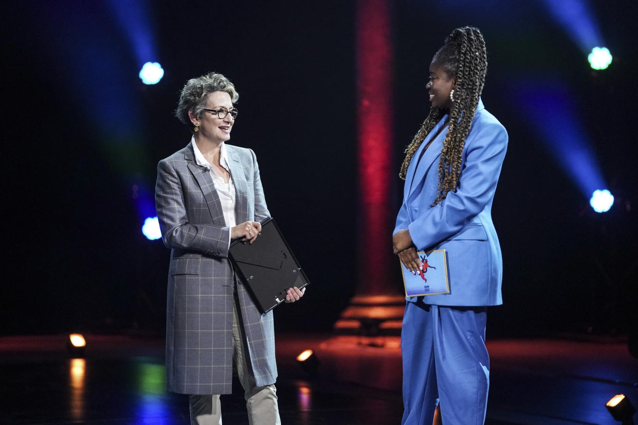 Artistic director Emma Gladstone and host Clara Amfo (BBC/PA)