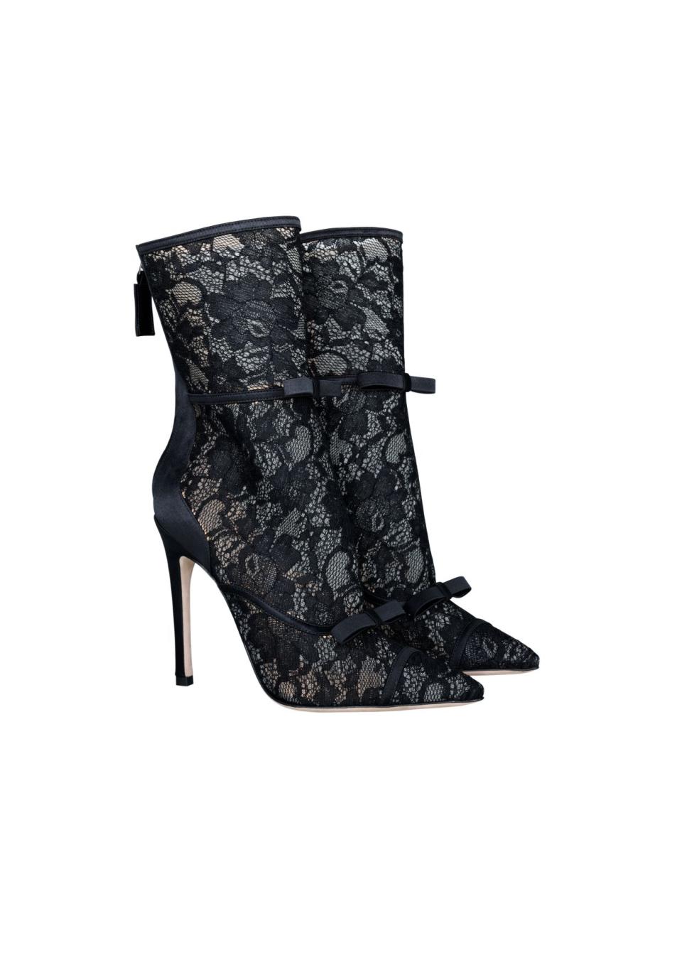 Lace booties, $349. (PHOTO: H&M)