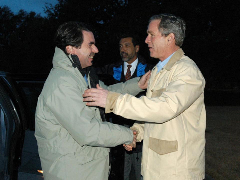 La del acento texano y otras fotos de la relación de Aznar con EE.UU. 