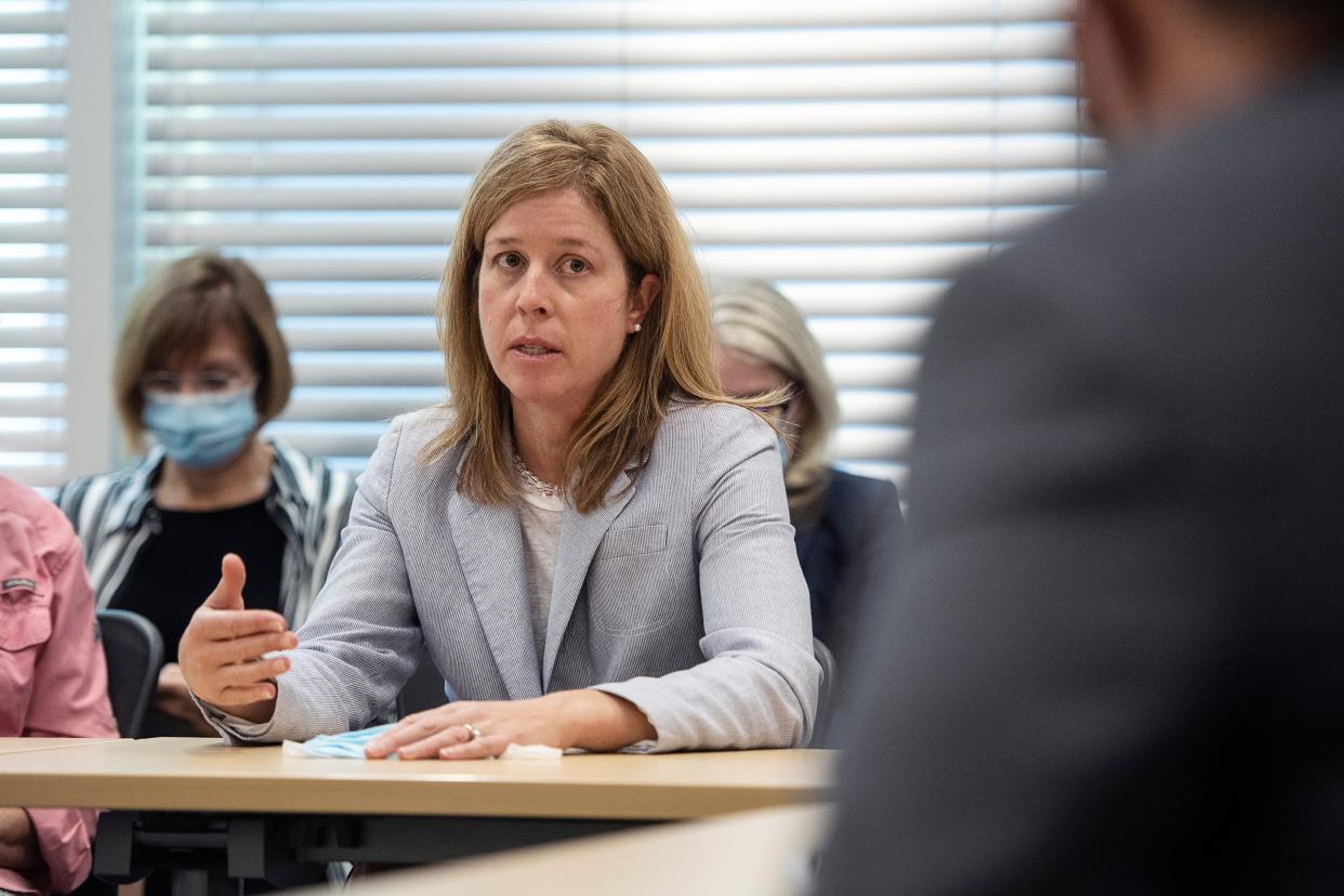 Asheville Mayor Esther Manheimer sat in on a meeting with North Carolina Attorney General Josh Stein April 28 at Buncombe Health and Human ServicesÂ department to discuss the impact of HCA Healthcare's 2019 acquisition of Mission Hospital.